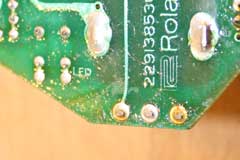Roland G-707 LED detail