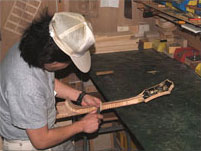 Neck carving Neck carving